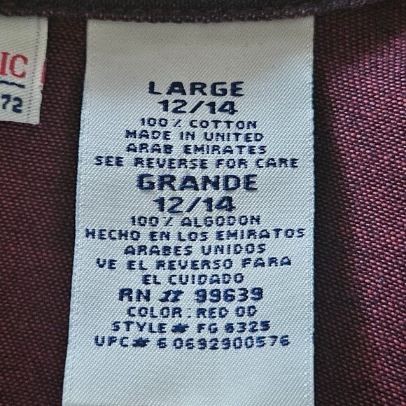 Faded Glory Dark Mauve Denim-like Dress - L - Picture 3 of 7